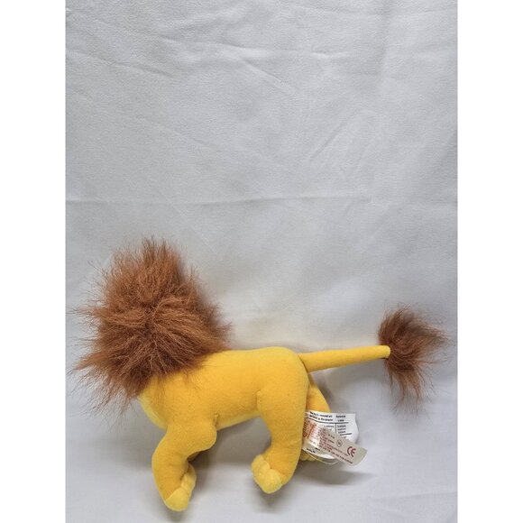 Disney Applause The Lion King Adult Simba Plush Doll Vinyl Plastic Face 10" Long - Picture 7 of 11